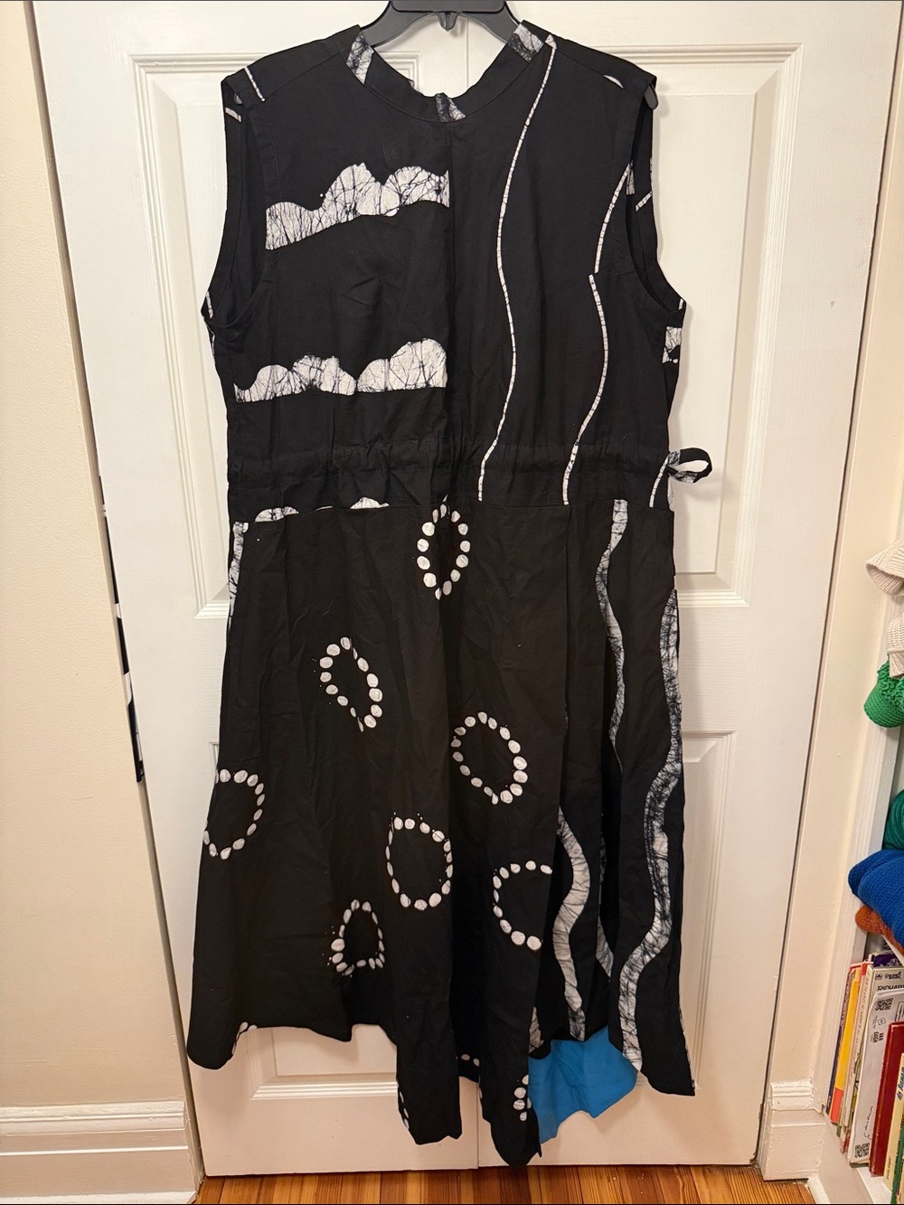 Sleeveless Iro dress from Dye Lab, large, adjustable waist